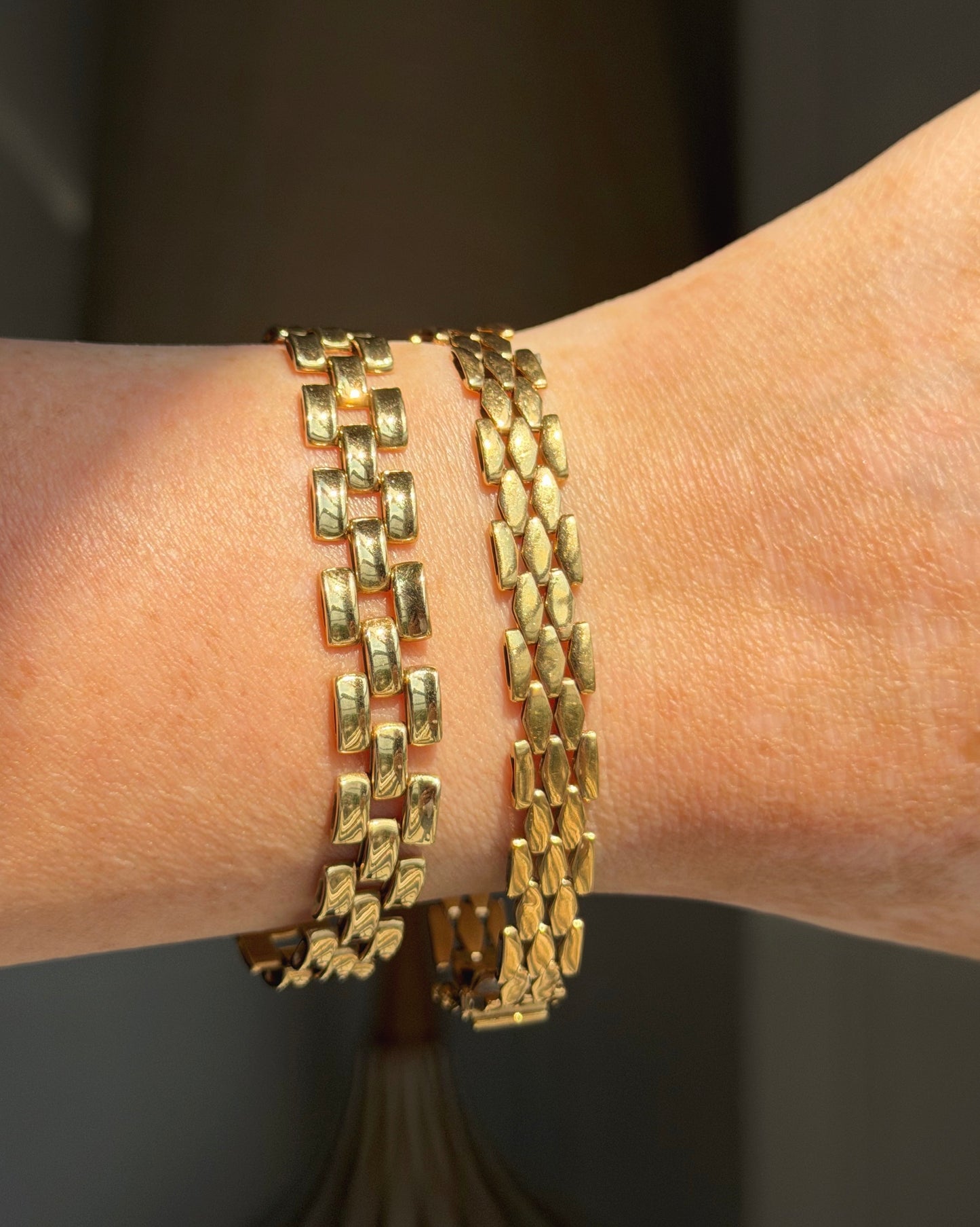 14k Panther Link Bracelet