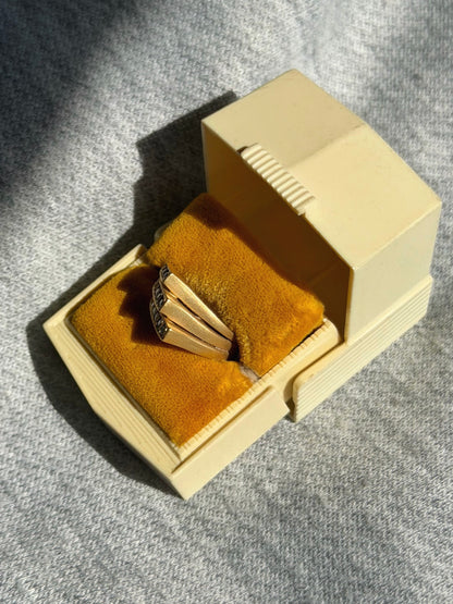 18k Matte Gold Sydney Ring