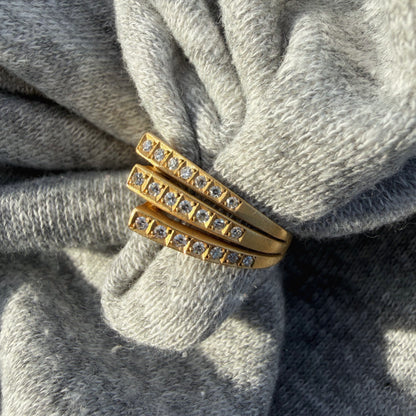 18k Matte Gold Sydney Ring