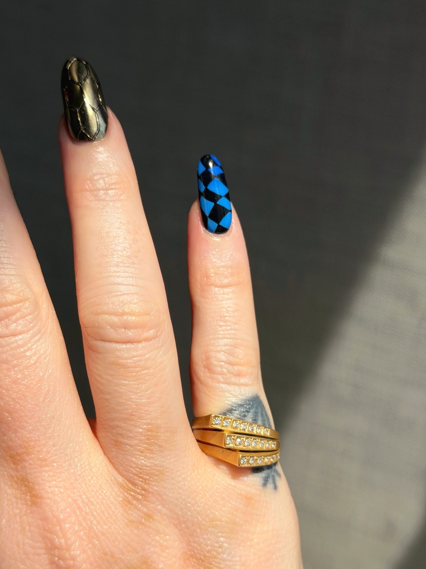 18k Matte Gold Sydney Ring