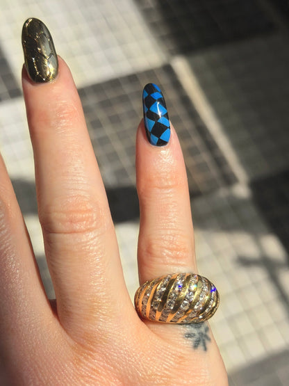 14k Sparkle Bombé