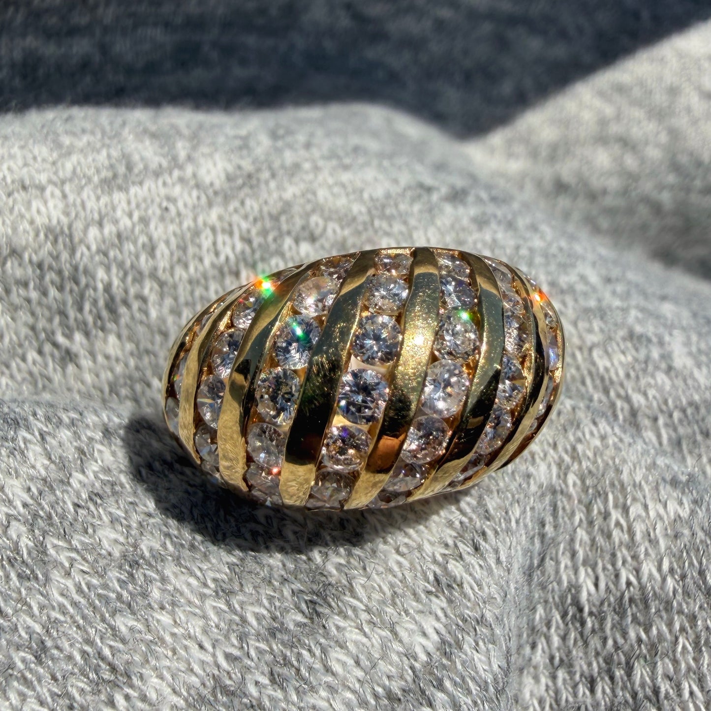 14k Sparkle Bombé