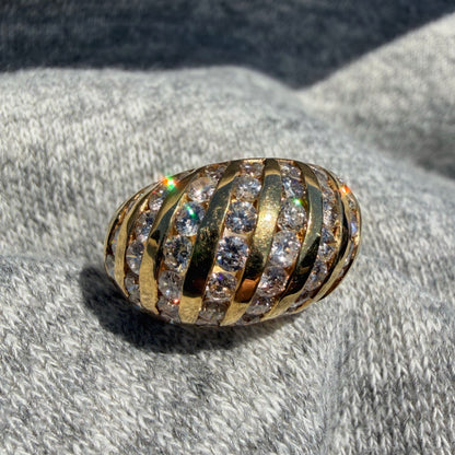 14k Sparkle Bombé