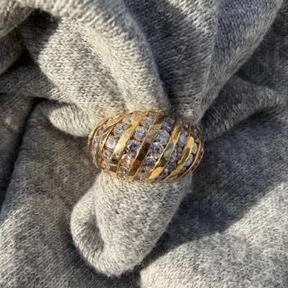 14k Sparkle Bombé