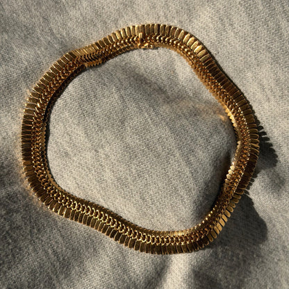 18k Gold Collar Necklace