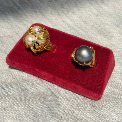 18k Pearl Garden Ring