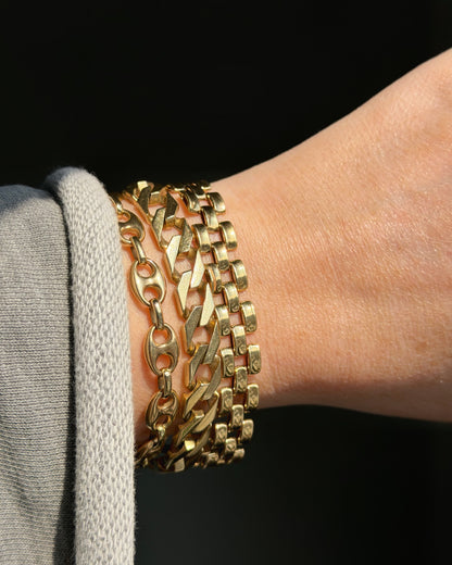 14k Panther Link Bracelet
