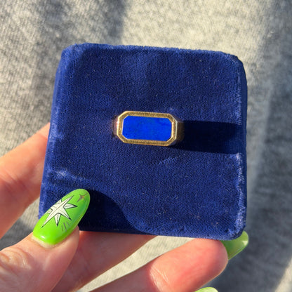14k Lapis Signet