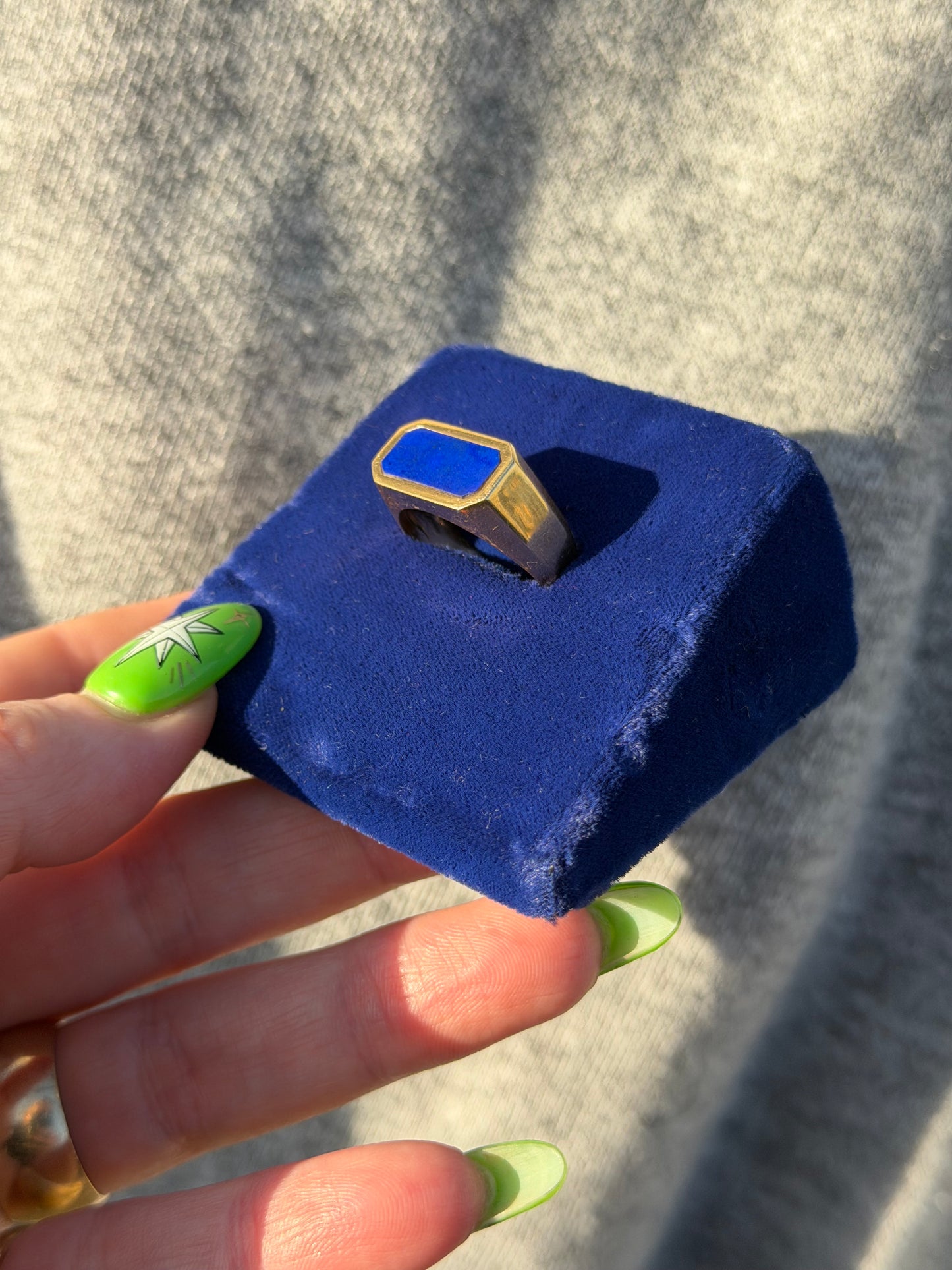 14k Lapis Signet