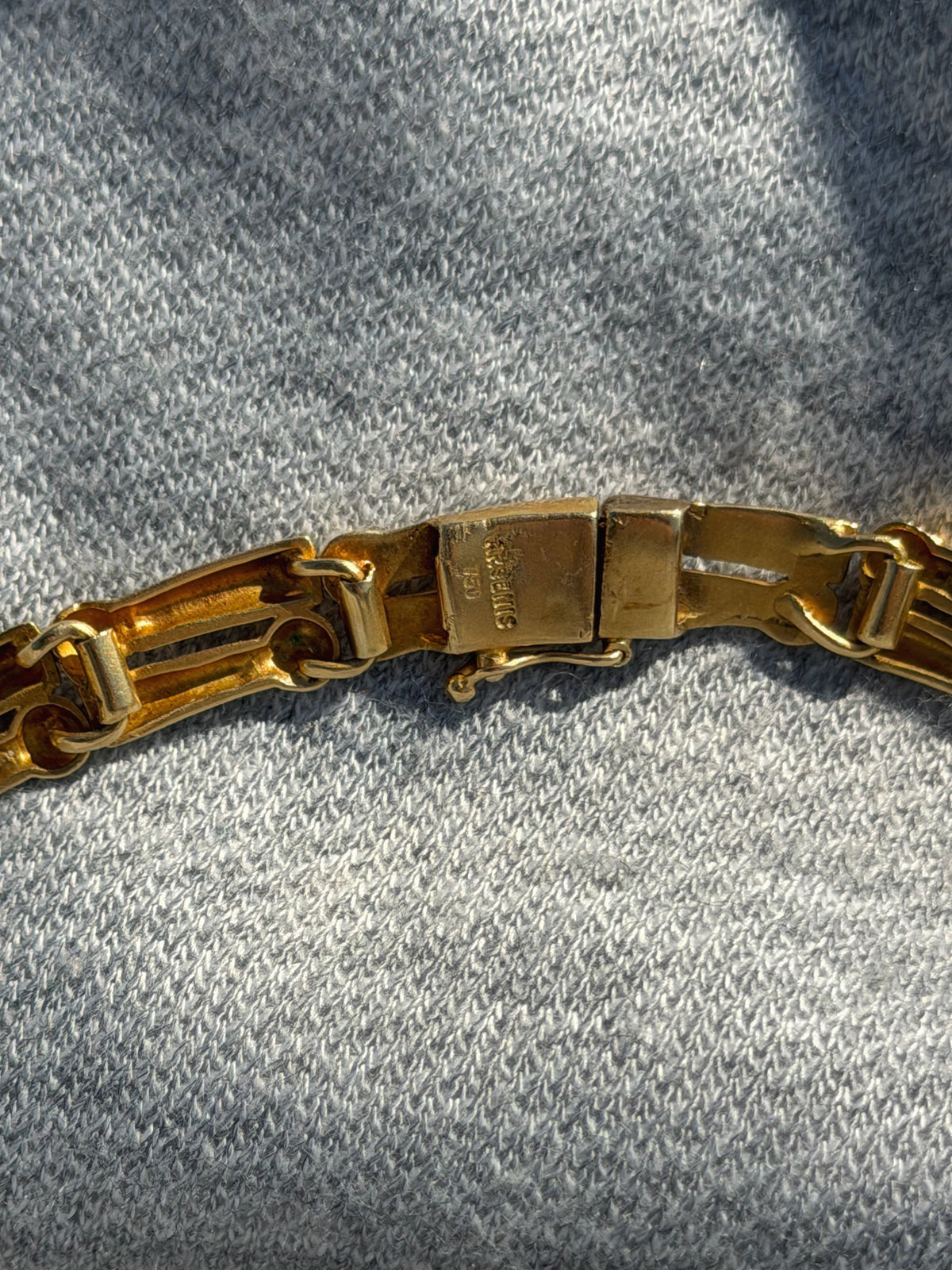 18k Arsenis Vildiridis Estate Gold Double Row Necklace