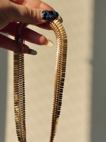 18k Gold Collar Necklace